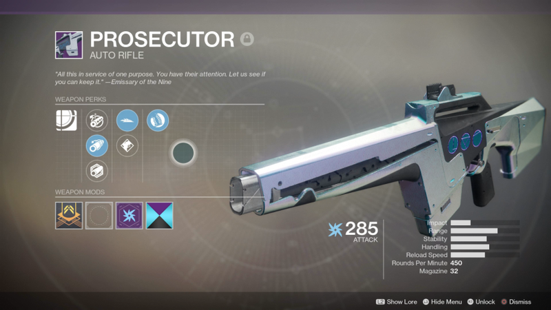 My Year One Prosecutor is still viable thankfully. I’d get a Year Two version if I could but Trials isn’t coming back for a while. :(